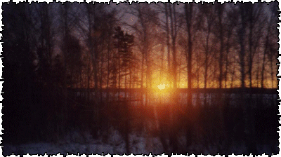 Sibirischer Sonnenaufgang